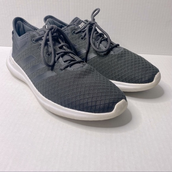 Adidas cloudfoam QT FLEX black blue white sneakers size 9 - Picture 7 of 10